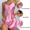 Dames slaapkleding vrouwen slpwear mini pyjama's spaghetti sling thuiskleding