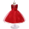 Shirts Girl Clothing Flower Sequins Dress for Christmas Halloween Brithday Party 310y Kid Princess Tutu Dresses Child Vestidos Clothes