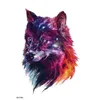 Couleur de transfert de tatouage Tiger Lion Wolf Lion Black Lion imperméable Tattoos temporaires Men Faux Tatouage Body Tatoo Stickers Femmes Tatouage temporaire 240427