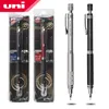 UNI MEKANISK PENCIL M5-1017 KURU TOGA Roulette Model Auto Lead Rotation 0,5 mm Mekanisk blyertsskolan levererar 240422