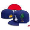 Caps Hats Mens Baseball Dodgers Size LA Snapback World World World Hip Hop Sox Sport Chapeau Gray Stitch Heart Love Hustle Flo Otpyr