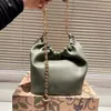 High-end designer tas dames handtas schoudertas schoudertas Franse top echte lederen vouwemmertas handheld klassieke luxe ketting grote capaciteit onderarm tas