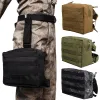Bags Men's Military Tactical Drop Leg Bag Waist Pack Adjustable Hutning Thigh Belt Pack Outdoor Hiking Motorcycle Riding Camping Bag