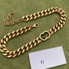 Klassiek merk kettingontwerper dubbele g letter designer ketting voor vrouw hoogwaardige koperen gouden ketting hebben tijgerhoofd choker vintage designer sieraden 8 opties