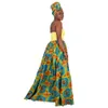 فستان المرأة الأفريقي التقليدي للملابس التقليدية بلا حمال