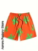 Men's Shorts Summer Mens Fashion Shorts 3D Colored Printed Clothing Boys and Childrens Leisure Hawaiian Vacation Shorts Mens Fashion Beach Shorts J240426