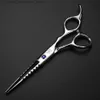 Hair Scissors Xuanfeng 6-inch Teeth Stylist Barber Salon Styling Tool Barber and Slimming Cut Set Q240426