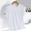 Summer ice silk short sleeved T-shirt for men and women quick drying and breathable sports top outdoor running duanT 240425