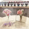Vazen PO Frame Vase Desktop Flower Arrangement Creative Art Mini Bouquet Transparante arrangers