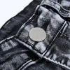 Men's Jeans Mens gray jeans mens ultra-thin small leg long pants mens casual wearL2404