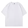 Coton 100% plus taille rond cou rond t-shirt féminin à manches courtes 4TZ