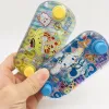 Speelgoed 24 stcs cartoon cinnamoroll kitty kat kuromi pom pom purin kinderen ferrule ring press speelgoed water ring gooi kinderhandheld game