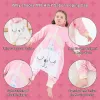Sacs Michley Halloween Owl Cartoon Sleeping Sac Sac SleepSack Swaddle Long Manches Sleepwear Doueurs portables pour Girls Boys 16 ans