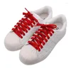 Sko delar japanska ord 7mm breda svarta röda skosnören 60-180 cm enkla smala 2 färger super bootlaces spetsar för drottning barn