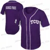 2024 mens custom TCU baseball jerseys Brody Green 10 Jake Duer Ben Hampton Ben Abeldt Sam Myers Karson Bowen Chase Brunson Micah Kendrick Kole Klecker new style