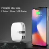 Laddare 10000mAh Portable Mini Size LED Digital Display Power Bank Double USB Output 2.1A Snabb telefonladdare PowerBank för mobiltelefon