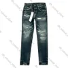 Kusbi Jeans Designer Männer Ksubi-Jeans für Herren-Denimhosen Mode Frauen Purpur-Marken-Trends Distressed Black Ripped Biker Slim Fit Motorcycle Street 629