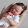 Puppen bzdoll realistisch 48 cm weiches Silikonschlafen Reborn Babypuppe mit 3dpackender Haut, lebendig 19inch Neugeborenes Bebe Süßes Geburtstagsgeschenk