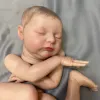 Dockor 20 tum redan målad Reborn Doll Kit Laura 3D målad hudform högkvalitativ handgjorda nyfödda baby dolldelar med tygkropp