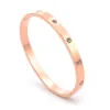 High Quality, Simple and Atmospheric Bracelets Bracelet Lovers Eternal Ring Buckle Full with carrtiraa original bracelets