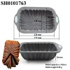 Formen Meibum geriffeltes Design Toast Brotform Laib Pfanne Pfund Kuchen Backwerkzeuge Lebensmittelqualität Silikon Bundt Kuchenform Küche Backware