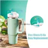 Manico da bevande st topper bere cup accessori per coppa sile punture riutilizzabili a prova di polvere per camminare campeggio campeggio per camion casa giardino cucina ote9v