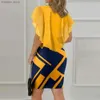 Basic casual jurken boven knie trendy close passende zomer dames korte jurk retro dames mini jurk nep tweedelig dating slijtage