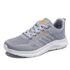 Envío gratis hombres zapatillas para correr para correr con cordones anti-resistente malla blanca blanca gris rosa para hombres zapatillas deportivas gai gai