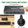 Antriebs USBC/HDMI (USBC) KVM Switch 2 in 1 Out 4K USB HDMI KVM Switch Support PD Charg für 2 PC -Tastatur -Mausdruckeranzeige