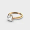 IGI Certified 1,00 CT Classic Lab Grown Diamond Solitaire Ring Premium Quality Smycken