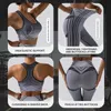 Kvinnors träningsdräkter Nya kvinnors sömlösa yogaset 2-stycken BH+Pants High midje Fitness High Elastic Sports Tank Top 240424