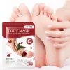 Pieds Efero 6pair exfoliant les masques de pied Pédicure chaussettes exfoliation pour pieds masques peetre de déménagement de peau morte.