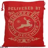 DrawString Christmas Bag 500 st/Lot Factory Partihandel Santa Sack Festive Party Kids Supplies Styles For Canvas Bags Gift