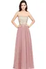 滑走路ドレス長いレースシフォンイブニングドレスバックレスの女性a-line swtheart beaded elegant prom Wedding Party gown robes de soire y240426