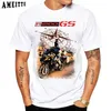 T-shirts masculins Nouveaux motos allemandes Motorrad R1200 GS Big Trail T-shirts Men Vêtements courts Slve Strtwear Grands tops hors route T T240425