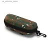 Coupes de lunettes de soleil Étui à lunettes extérieures portables Evasunglasses Camouflage Tactical Goggles Accessoires de voyage Sac Q240426