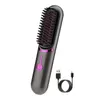 Wireless Hair Straightener Brush Fast Heated Third Gear Adjustable Curler Portable Heating Comb 240424