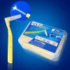 Brush ASUS 40Pcs L Shape PushPull Interdental Brush Oral Care Teeth Whitening Tooth Pick Tooth Orthodontic Toothpick Toothbrus