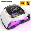Kits 84w Uv Led Nail Lamp Touch Screen Nail Dryer for All Gel Nail Polish with Lcd Display Professional Curing Light for Manicure