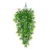 Fleurs décoratives 80 cm plantes artificielles vigne suspendue Ivy Fern Grass Fake Greenery Plant Home Decoration Garden Decoration Outdoor Feuilles vertes