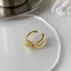 Women Band Tiifeany Ring Jewelry Knot studded diamond ring for female niche light luxury twisted socialites and ladies of the style with a luxurious sophisticated te