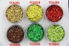 Glitter 24 holographic colors Round Dot shape 1MM Size Glitter sequins for Nail and Art DIY decora