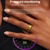 Smart Ring Multifunctioneel waterdichte Bluetooth Men vrouwen hartslag bloeddrukoxygen monitoring slaapmood 240423