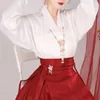 Rokken winkelen dagelijkse rok polyester printen retro pak zoete vrouwen casual Chinese stijl modieuze hanfu universal