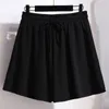 Plus size 6xl 150 kg Donne Shorts Shorts Arrivo Casuali Shorts Shorts Black Casual Black 240422