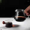 Akcesoria do kawy Akcesoria duża pojemność odporna na ciepło szklane szklane doniczki do dzielenia się kubkami filtra