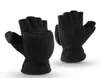 Berets Winter Gloves 3M Thinsulate Fingerless Convertible Ski Mittens Windproof Cycling Fleece Warm For Men Women2406019