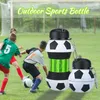 Sports sport a bottiglia pieghevole bottiglia da calcio basket tennis golf a prova di perdite silicone acqua silicone bottiglia per bambini 240416