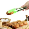 Accessoires keuken kookgereedschap roestvrijstalen handvatgerei pizzabrood biefstuk clip anti -aanbak keuken tang salade serving bbq tangs