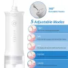 Irrigator Portable Electric Irrigator Home Appliance tänder jämfört med Xiaomi 5 Modeller 4 Nozzles Irrigator Dental Water Jet